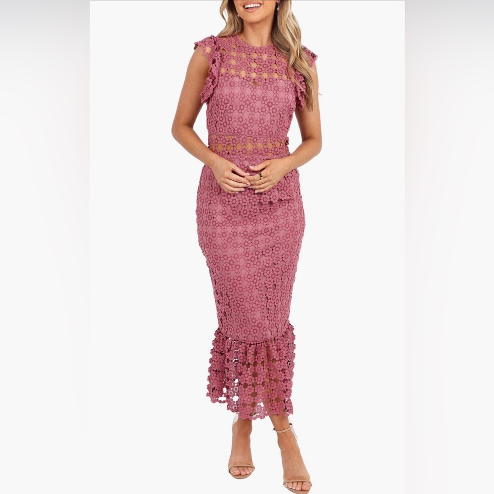 Petal & Pup Lauren Lace Overlay Dress 4